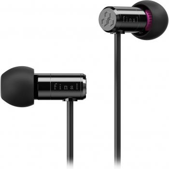 Auriculares In-Ear Final E500 VR Binaural ASMR 360 Audio Recomendado Negro
