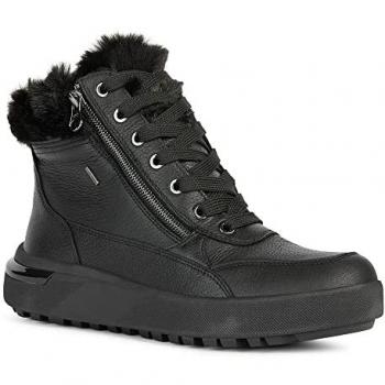 Botas de mujer Geox Dalyla Abx, características: color negro, impermeables, con suela antideslizante, plantilla acolchada, diseño elegante y moderno, talla 35 EU