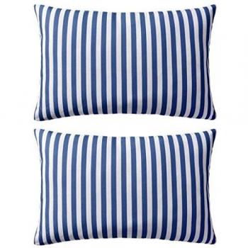 vidaXL 2X Cojines para Exteriores 60x40cm Azul Marino para Casa y Jardin Hogar