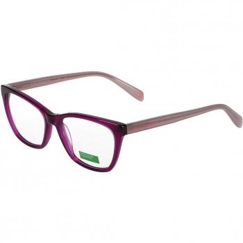 Armazones para Mujer United Colors of Benetton 1066 744 Purple, Lentes Recetados Para Mujer United Colors of Benetton 1066 744 54 Purple, Gafas Recetadas para Mujer United Colors