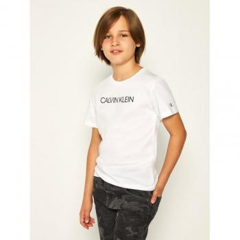 Calvin Klein Jeans IB0IB00347 T-Shirt Manica Corta niño Blanco 4a