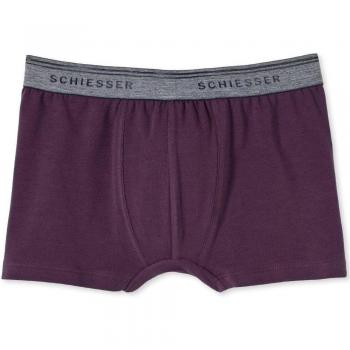 Schiesser - Bóxers - para niño morado Ciruela