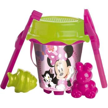 Cubo de Playa Castillo Minnie Mouse con Moldes, 18 cm