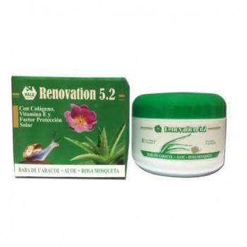 Crema Renovation 5.2 110ml Nale - Crema hidratante y regeneradora, formulada para mejorar la textura de la piel, contiene ingredientes activos que promueven la renovación celular, adecuada para todo tipo de pieles