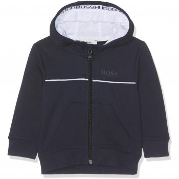 BOSS Cardigan Jogging, Camiseta sin Mangas Deportiva para Bebés, Azul