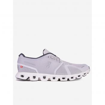 On Running Cloud 5 Men's Sneakers - Size 46 EU, UK 11, US 12.5, Color: Glacier White, Lace-Up, Textile and Synthetic Upper, Rubber Sole