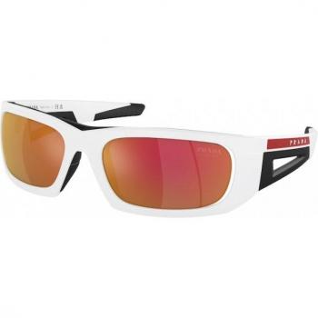 Gafas de Sol Prada Linea Rossa PS02YS AAI04U Geométricas Blancas Mate para Hombre