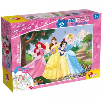 Puzzle Maxi Doble Cara 35 Piezas Princesas Disney