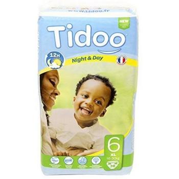 Pañales T6 XXL (16-30 kg) 38 unidades - Tidoo