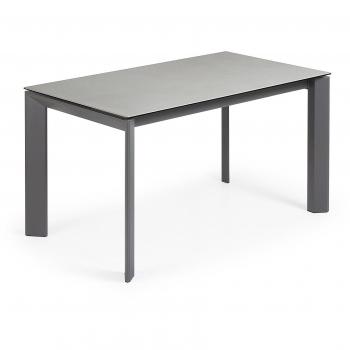 Kavehome mesa extensible axis 140200x90 gris sobre hydra 2
