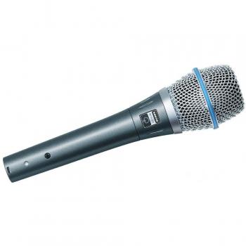 Shure BETA 87C - Micrófono condensador cardioide de voz para grabación profesional y giras