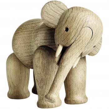 Kay Bojesen Elefant Mini de Madera, pequeñas Figuras de Madera, decoración de Elefantes, Figuras de Madera, Roble, pequeño