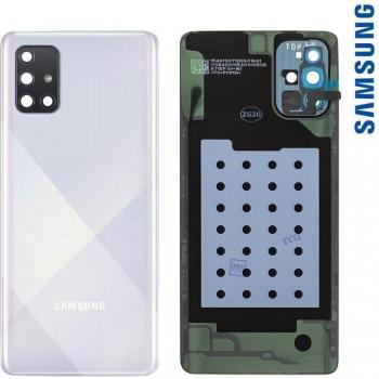 Tapa Batería Original Samsung Galaxy A71 Pieza Recambio Blanco