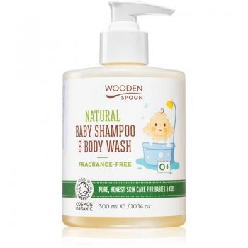 Champú y gel de ducha para bebé sin perfume 300 ml - Wooden Spoon