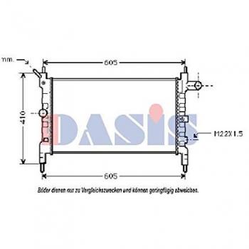 AKS Dasis 150990N Radiador, refrigeración del motor