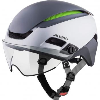 Alpina Unisex - Casco de Bicicleta Altona M, Color Plata Oscuro, 57-62 cm