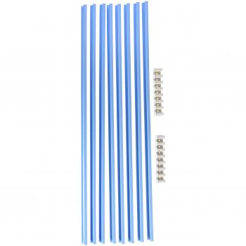 BRIMIC 94511 - Rejilla Frigo-Horno 8 Elementos, blanco