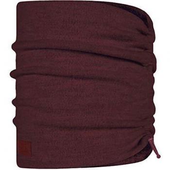 Buff - Cuello unisex Maroon Buff, Merino Wool Polar Neckwarmer, color granate