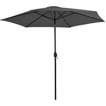 vidaXL Outdoor Garden Parasol with Metal Pole 300 cm Anthracite