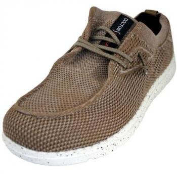 Mocasines Wallaby Doctor Cutillas 34850 Romano Camel (43) - Zapatos Hombre, color marrón o azul marino, lona, cordones elásticos, transpirables, plantilla extraíble