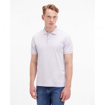 Calvin Klein Slim Fit Black Polo Shirt for Men - Size XL