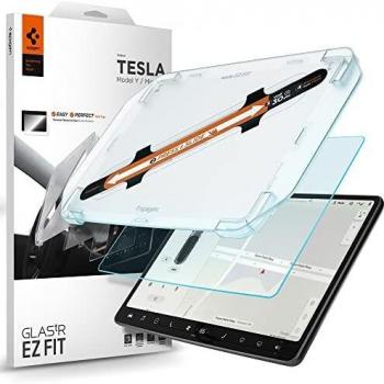 Protector de Pantalla Spigen Glas.tR Ez Fit Tesla Model Y/3 - Anti Reflejante