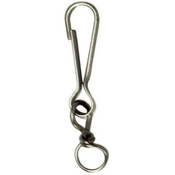 WOLFPACK LINEA PROFESIONAL 1050642 Mosqueton Niquelado Anilla Giratoria 100mm, 100 mm