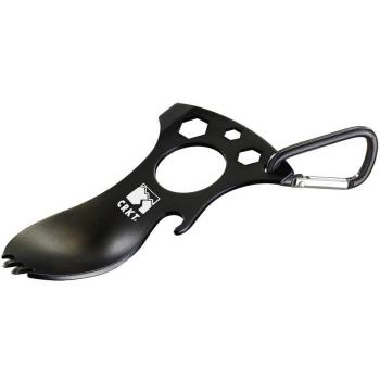 Columbia River Eat'N Tool Cuchara, Negro, Talla única