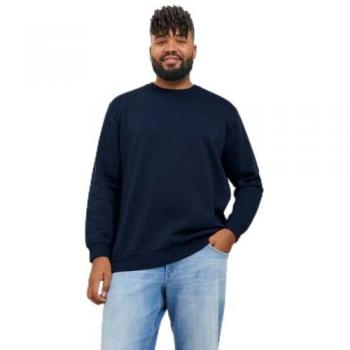 Jack & Jones Plus Size Crewneck Sweatshirt Navy Blazer 2XL