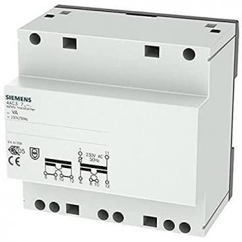 Transformador de seguridad Siemens 63VA 2X12/24V 4AC37630, 230V, 12 V, 24 V, potencia de salida de 63 VA, corriente máxima de salida de 2.6
