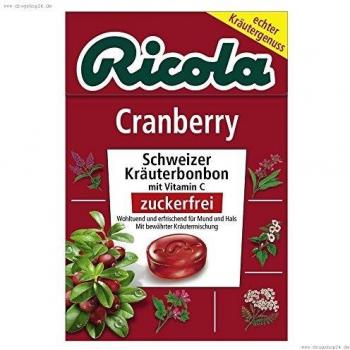 Ricola Sugar-Free Cranberry Candies 50g