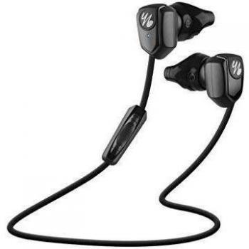 Yurbuds Leap Wireless Bluetooth Deporte en oreja Auriculares con micrófono incorporado y control de audio Negro
