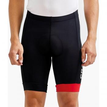 Culote sin tirantes Craft Core Endur negro rojo - M