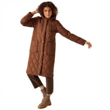 Regatta Women's Water-repellent Jaycee II Quilted Jacket Dark Brown, Size: 16