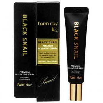 FARM STAY Black Snail Premium Rolling Eye Serum 25ml