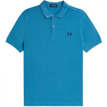 Fred Perry Classic Fit Blue Cotton Piqué Polo Shirt - XXL