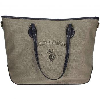 U.s. Polo Assn BEUVG462 Bolsos Mujer Beige/Azul TU