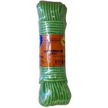 PROFER HOME - Cuerda Pe Forrada 5 Mm Verde Profer Home 15 M
