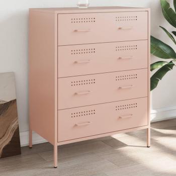 Aparador Rosa 68x39x89 cm en acero