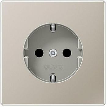 Toma corriente Schuko 16A 250V acero inoxidable Serie LS ES1520