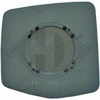Cristal de espejo retrovisor exterior DIEDERICHS 3495028