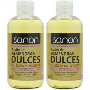 PACK 2 SANON Aceite de Almendras con Rosa Mosqueta 250 ml
