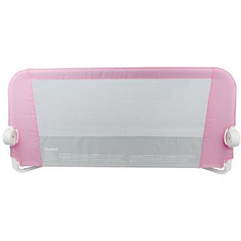 Lindam - Munchkin 051512 Barrera de cama de ajuste fácil, rosa, 52.2 x 9 x 27 centímetros