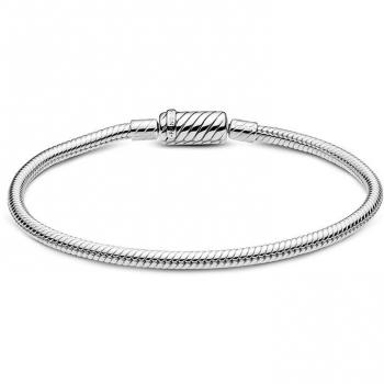 Pulsera de cadena de serpiente Pandora con cierre deslizante magnético fácil de cerrar 590122C00