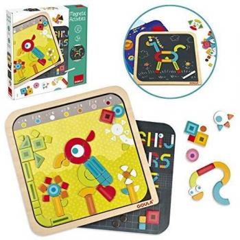 Goula- Magnetic activities - Juego preescolar educativo con una pizarra magnética a partir de 3 años