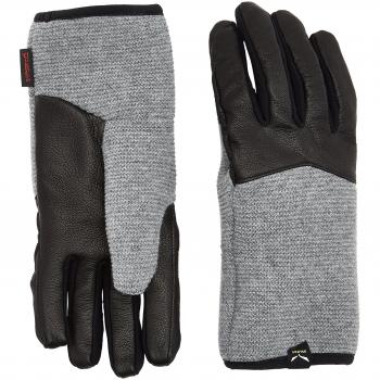 SALEWA sarner Lana Finger Gloves Guantes, Otoño-Invierno, Mujer, Color Quiet shade/0900, tamaño Large