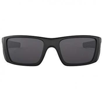 Oakley Men's Fuel Cell 909638 Sunglasses, Matte Black/Grey, 60