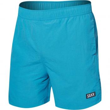 Bañador de hombre Saxx Go Coastal 2N1 Volley 5 inch azul