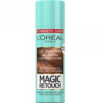 L'Oréal Paris Magic Retouch Spray Retoca Raíces y Canas, Castaño Caoba - 100 ml
