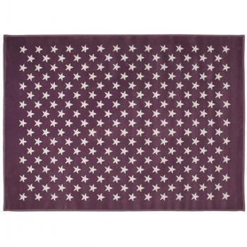 Lorena Canals Alfombra Acrílica Modelo Estrellas Color Malva